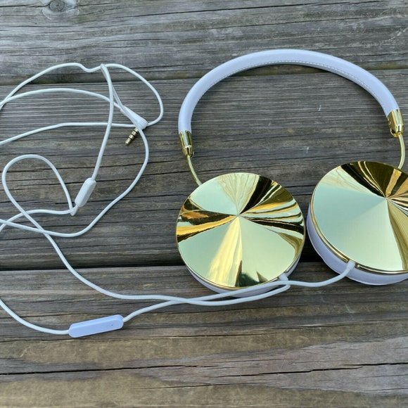 FRENDS Tylor White Leather Over-the-Ear Headphones White/Gold made for A… - Picture 7 of 12